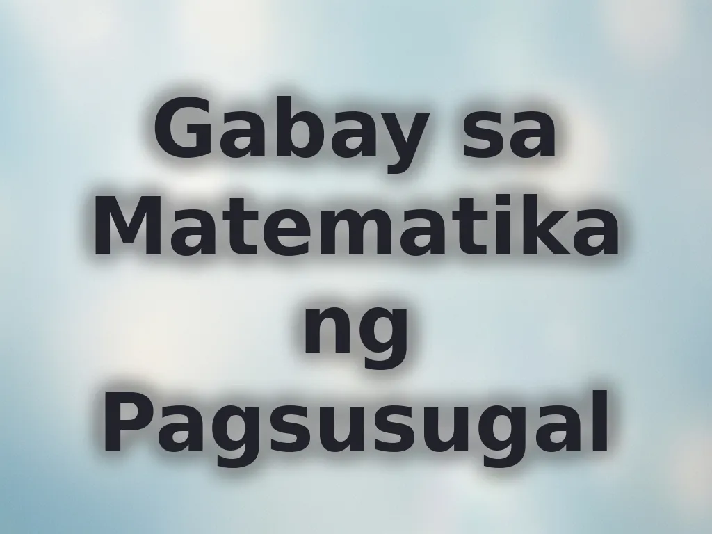 Matematika ng casino